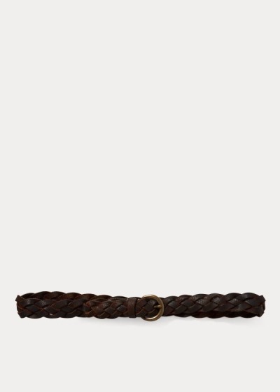 Cintos Ralph Lauren Hand-Braided Couro Homem 67251-VUBZ